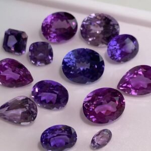 Lab-Grown Purple Sapphire – Mixed Cuts Loose Gemstone