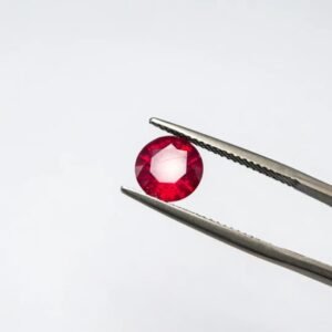 Lab-Grown Pigeon Blood Ruby – Round Cut Loose Gemstone (2)