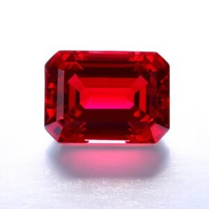 Lab-Grown Ruby – Emerald Cut Loose Gemstone
