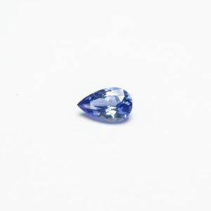 Lab-Grown Cornflower Blue Sapphire – Pear Cut Loose Gemstone