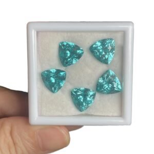 Lab-Grown Tourmaline – Trillion Cut Loose Gemstone