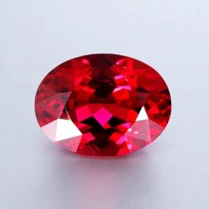 Lab-Grown Pigeon Blood Ruby – Oval Cut Loose Gemstone