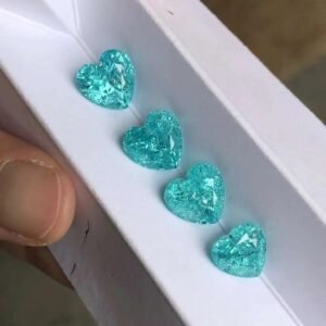 Lab-Grown Paraiba – Heart Cut Loose Gemstone