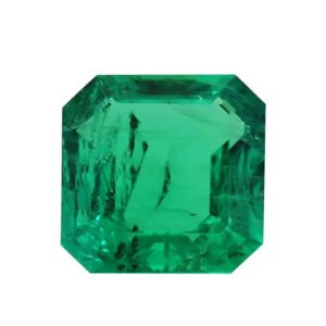 Lab-Grown Colombian Emerald – Asscher Cut Loose Gemstone