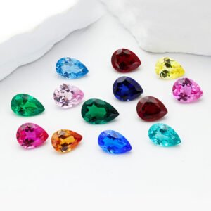 Lab-Grown Colored Gemstones – Pear Cut Collection