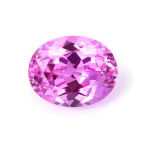 Lab-Grown Pink Sapphire – Oval Cut Loose Gemstone