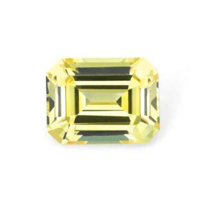 Lab-Grown Yellow Sapphire – Emerald Cut Loose Gemstone