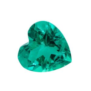 Lab-Grown Colombian Emerald – Heart Cut Loose Gemstone