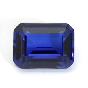 Lab-Grown Royal Blue Sapphire – Emerald Cut Loose Gemstone