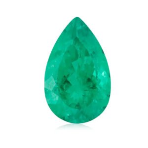 Lab-Grown Colombian Emerald – Pear Cut Loose Gemstone