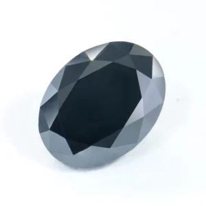 GRA Certified Moissanite Black – Oval Cut Loose Stone (2)