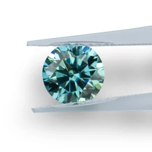 GRA Certified Moissanite Green – Round Cut Loose Stone (2)