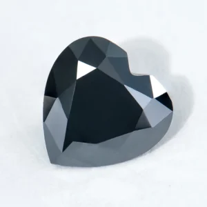 GRA Certified Moissanite Black – Heart Cut Loose Stone (2)